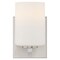 Access Lighting Sienna, 1 Light LED Wall Sconce  Vanity, Brushed Steel Finish, Opal Glass 62621LEDDLP-BS/OPL - alternate 5